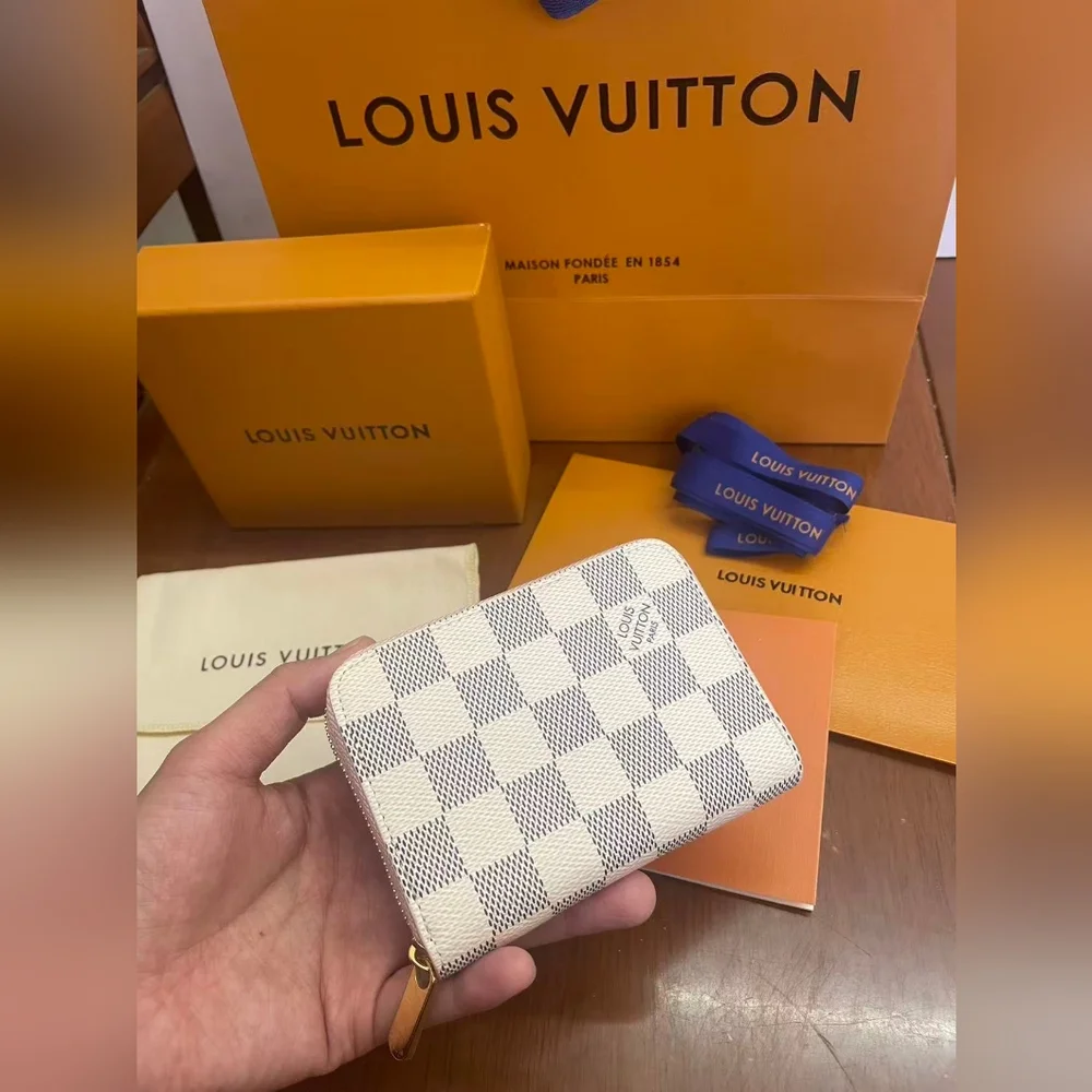 Louis Vuitton Damier Azur Zippy Coin Purse - Picture 3 of 11